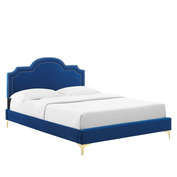 Aviana Performance Velvet Twin Bed By Modway