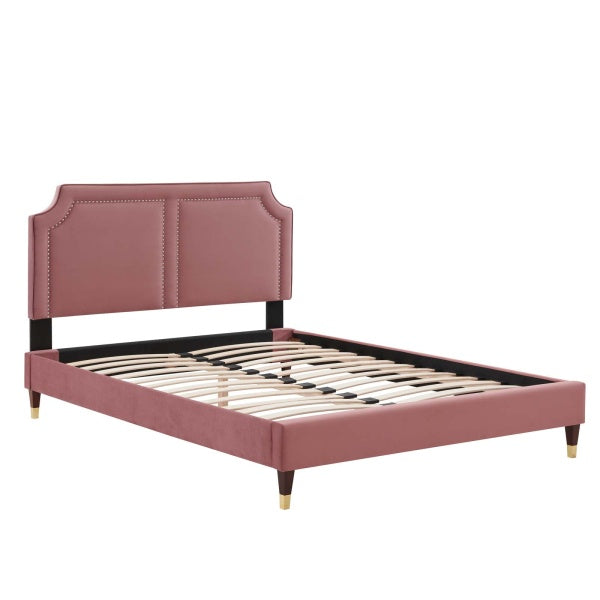 Novi Performance Velvet Twin Bed By Modway