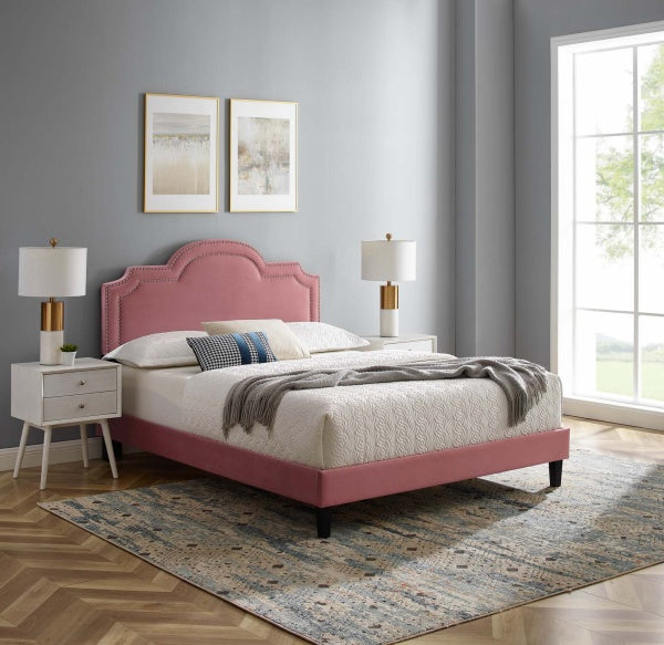 Aviana Performance Velvet Twin Bed By Modway