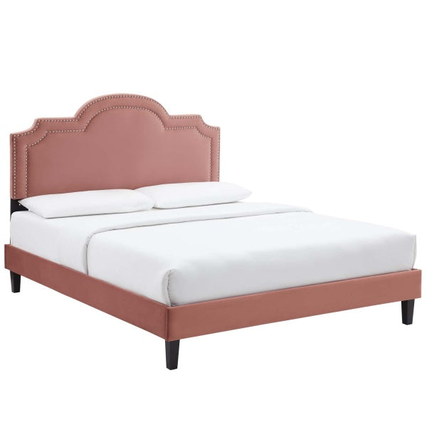 Aviana Performance Velvet Twin Bed By Modway