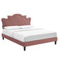 Neena Performance Velvet Twin Bed By Modway