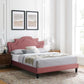 Neena Performance Velvet Twin Bed By Modway