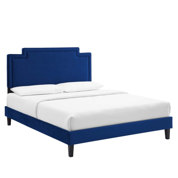 Liva Performance Velvet Twin Bed By Modway