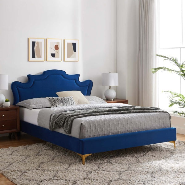 Neena Performance Velvet Full Bed By Modway