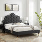 Sasha Button-Tufted Performance Velvet Queen Bed By Modway