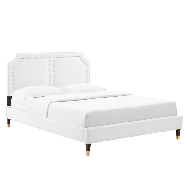 Novi Performance Velvet Queen Bed By Modway