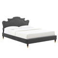 Neena Performance Velvet Queen Bed By Modway