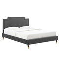 Liva Performance Velvet Queen Bed By Modway