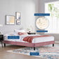 Aviana Performance Velvet Queen Bed By Modway