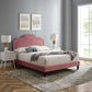 Aviana Performance Velvet Queen Bed By Modway