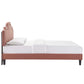 Aviana Performance Velvet Queen Bed By Modway