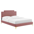 Liva Performance Velvet King Bed By Modway