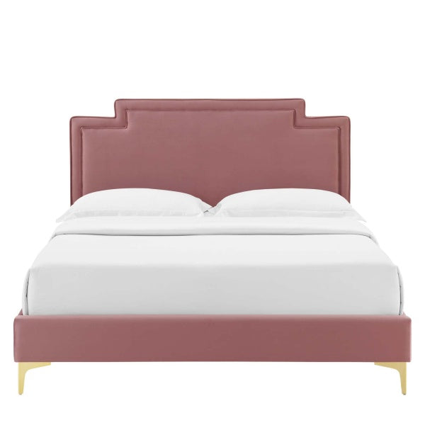 Liva Performance Velvet King Bed By Modway