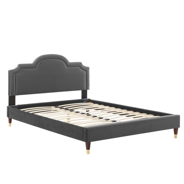 Aviana Performance Velvet King Bed By Modway