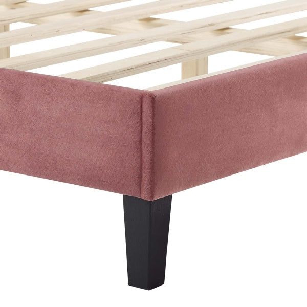 Sasha Button-Tufted Performance Velvet King Bed By Modway