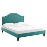 Adelaide Performance Velvet Full Platform Bed By Modway