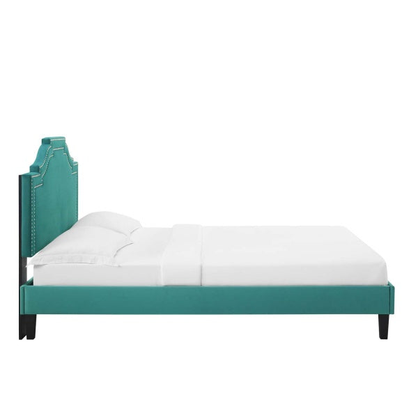 Adelaide Performance Velvet Full Platform Bed By Modway