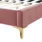 Emerson Performance Velvet King Platform Bed By Modway