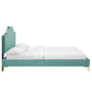 Adelaide Performance Velvet King Platform Bed By Modway