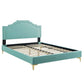 Adelaide Performance Velvet King Platform Bed By Modway