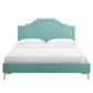 Adelaide Performance Velvet King Platform Bed By Modway