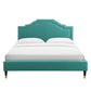 Adelaide Performance Velvet King Platform Bed By Modway