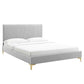 Peyton Performance Velvet Full Platform Bed By Modway