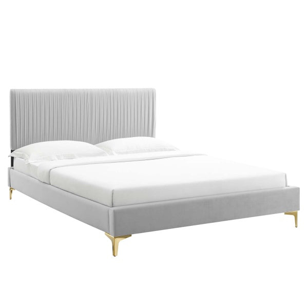 Peyton Performance Velvet Full Platform Bed By Modway