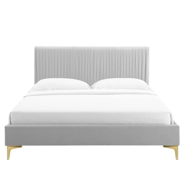 Peyton Performance Velvet Full Platform Bed By Modway