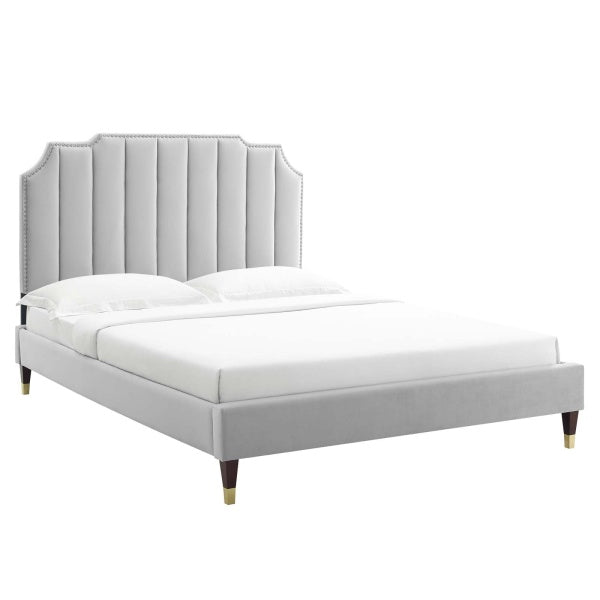 Colette Full Performance Velvet Platform Bed By Modway