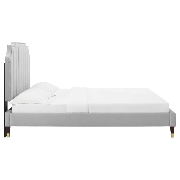 Colette Full Performance Velvet Platform Bed By Modway