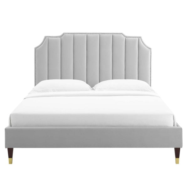 Colette Full Performance Velvet Platform Bed By Modway