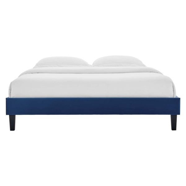 Reagan Full Performance Velvet Platform Bed By Modway