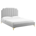 Colette King Performance Velvet Platform Bed By Modway