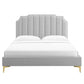 Colette King Performance Velvet Platform Bed By Modway