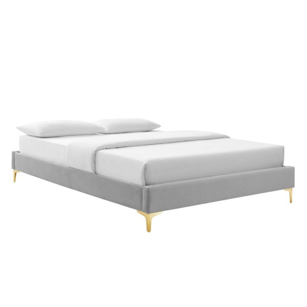 Colette King Performance Velvet Platform Bed By Modway