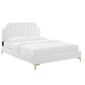 Sienna Performance Velvet Twin Platform Bed By Modway