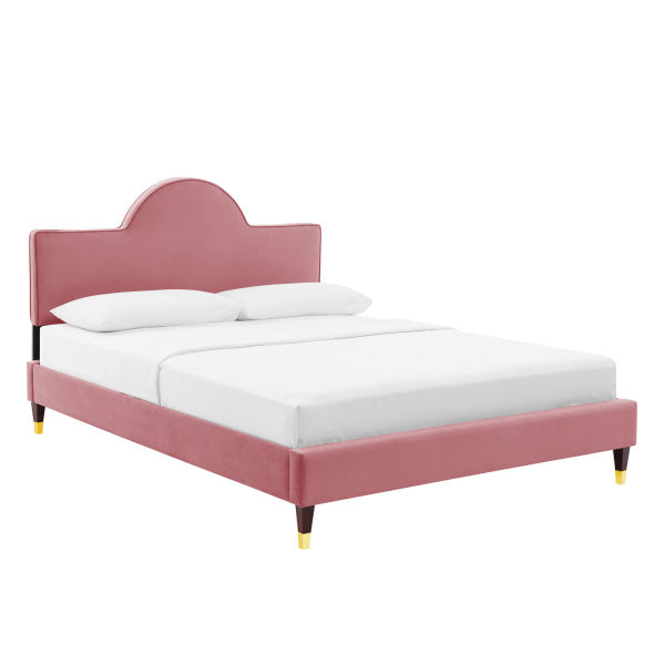 Aurora Performance Velvet Full Bed By Modway