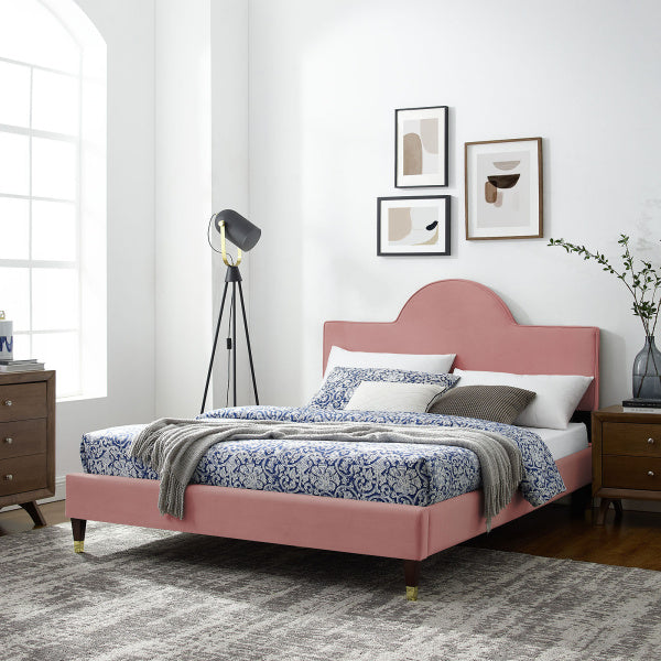 Aurora Performance Velvet Full Bed By Modway