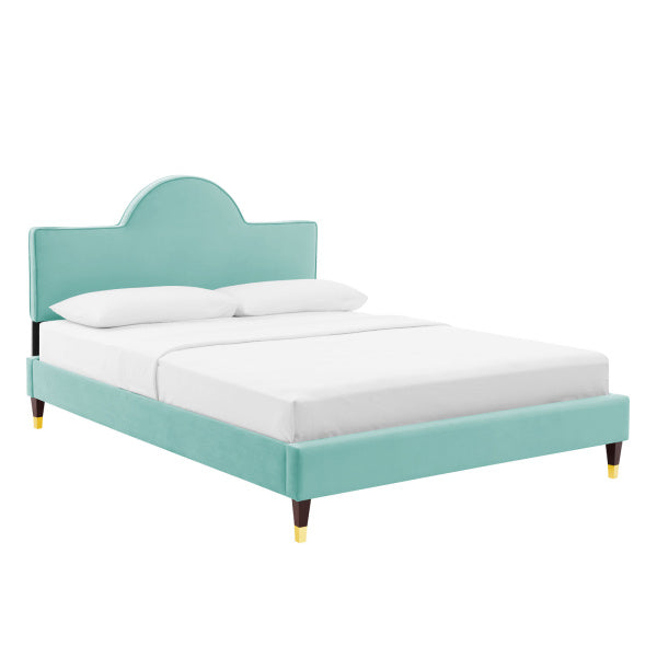 Aurora Performance Velvet Full Bed By Modway