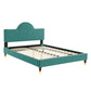 Aurora Performance Velvet King Bed By Modway