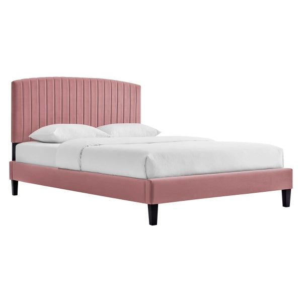 Alessi Performance Velvet Twin Platform Bed By Modway