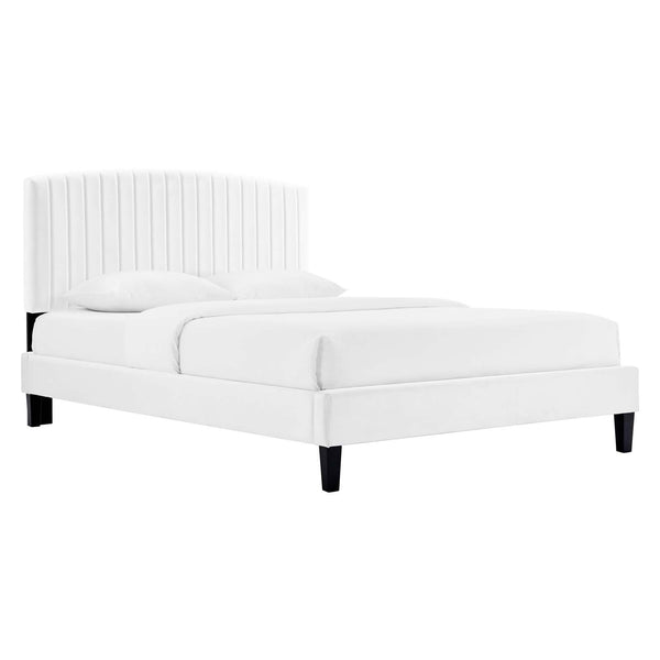 Alessi Performance Velvet Twin Platform Bed By Modway