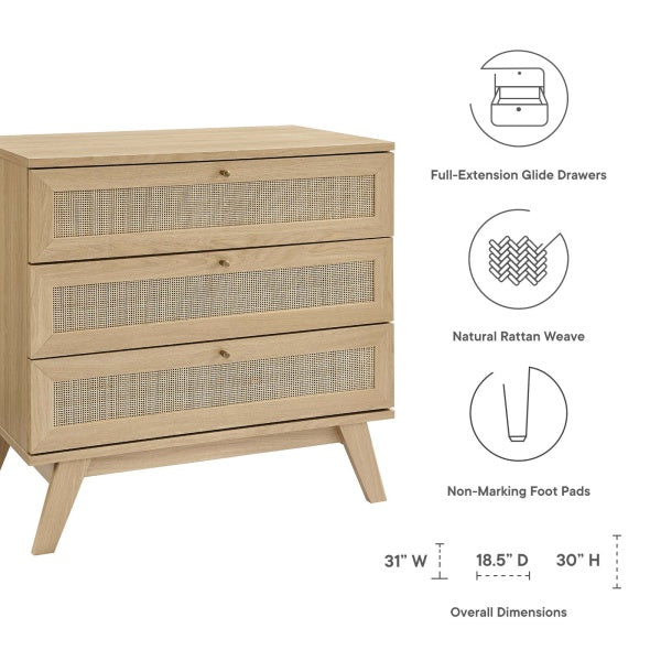 Soma 3-Drawer Dresser By Modway
