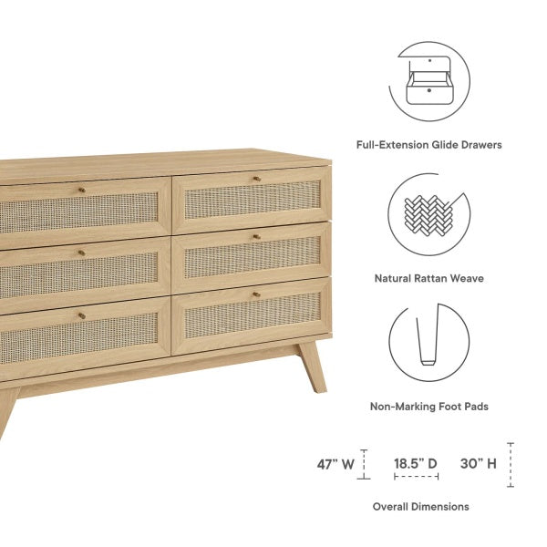 Soma 6-Drawer Dresser By Modway