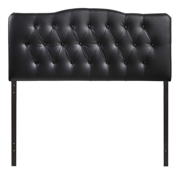 Annabel King Upholstered Vinyl Headboard | Fiber By Modway