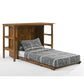Night & Day Siesta Murphy Desk Bed in Stonewash Finish