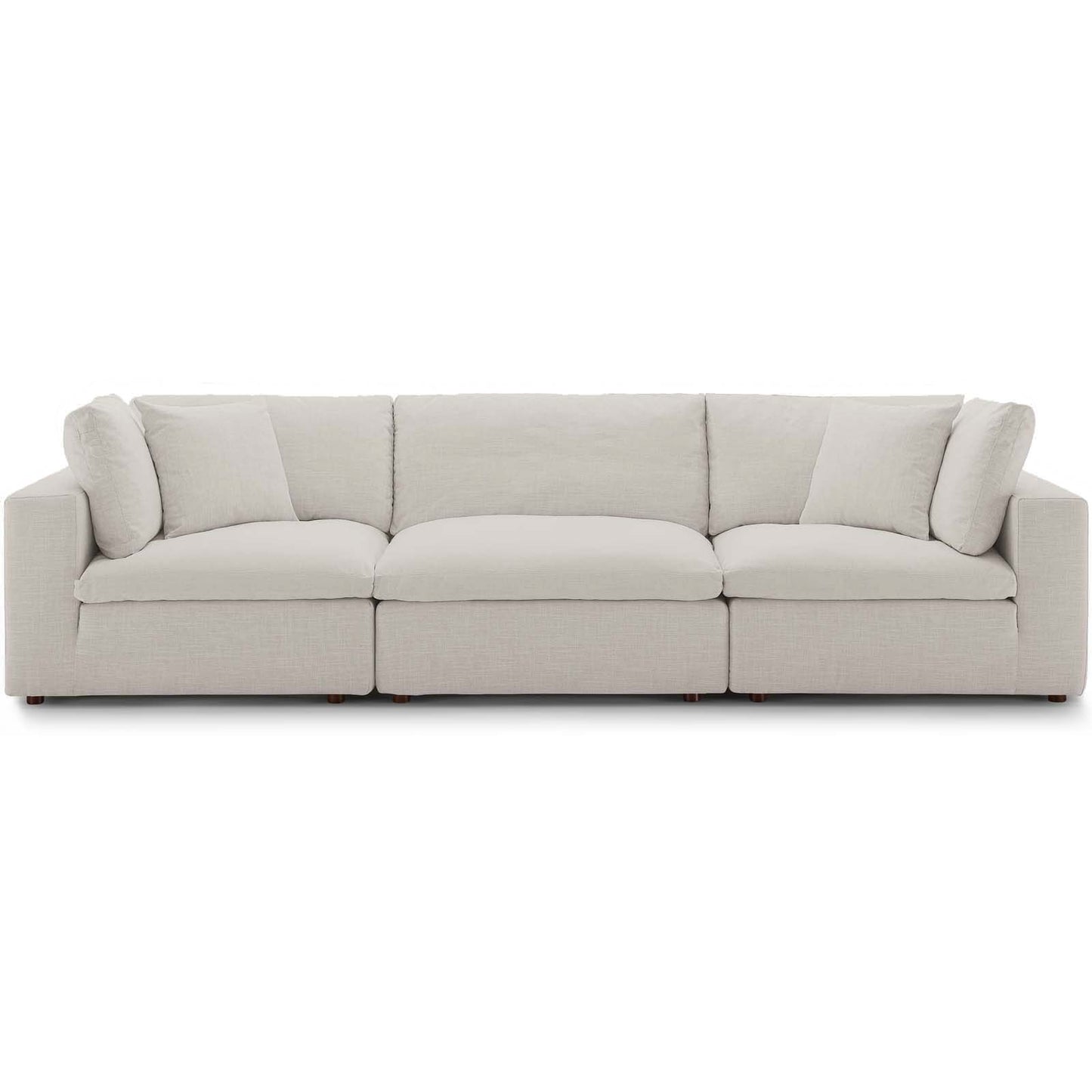 Commix Down Filled Overstuffed 3-Piece Sectional Sofa Set | Polyester by Modway