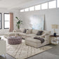 Commix Down Filled Overstuffed 6 Piece Sectional Sofa Set | Polyester Modway