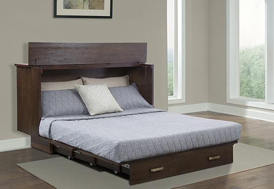 Traditional Murphy Cabinet Bed Pekoe - Futons 4 Less